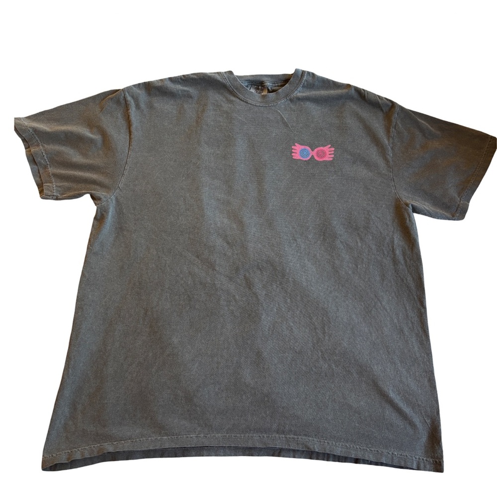Comfort Colors Grey Cotton T-Shirt Luna Lovegood XXL Plus Size